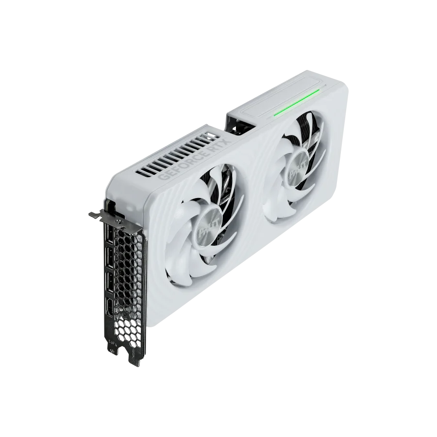 PALIT GeForce RTX 5060Ti White OC 8GB GDDR7 128 bit, 1x HDMI 2.1b, 3x DP 2.1b, 2 Fan, 1x 8-pin pwr connector, 600W, 262.1 x 126.3 x 40.1 mm, NE7506TU19P1-GB2062M