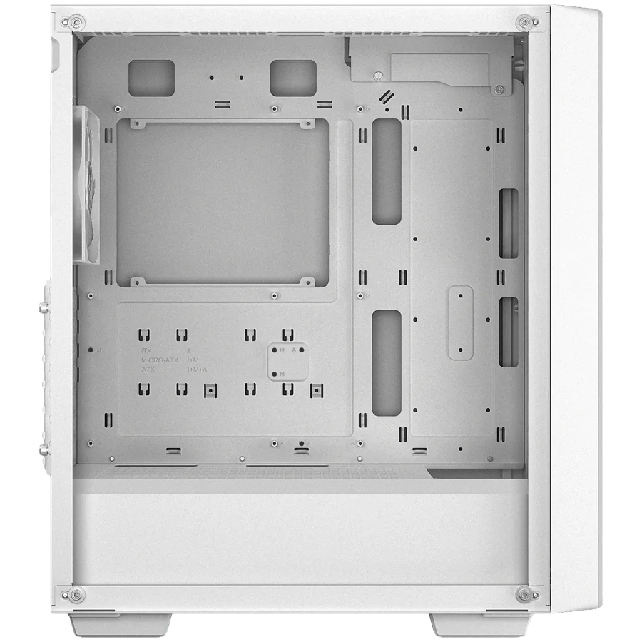 DeepCool CC560 MESH WH V2, Mid Tower, Mini-ITX/Micro-ATX/ATX, 2xUSB3.0, 1xAudio, 4x120mm Pre-Installed ARGB Fans, Tempered Glass, Mesh Panel, White, R-CC560-WHAMA4-G-2