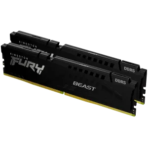 Kingston 64GB 5600MT/s DDR5 CL40 DIMM (Kit of 2) FURY Beast Black