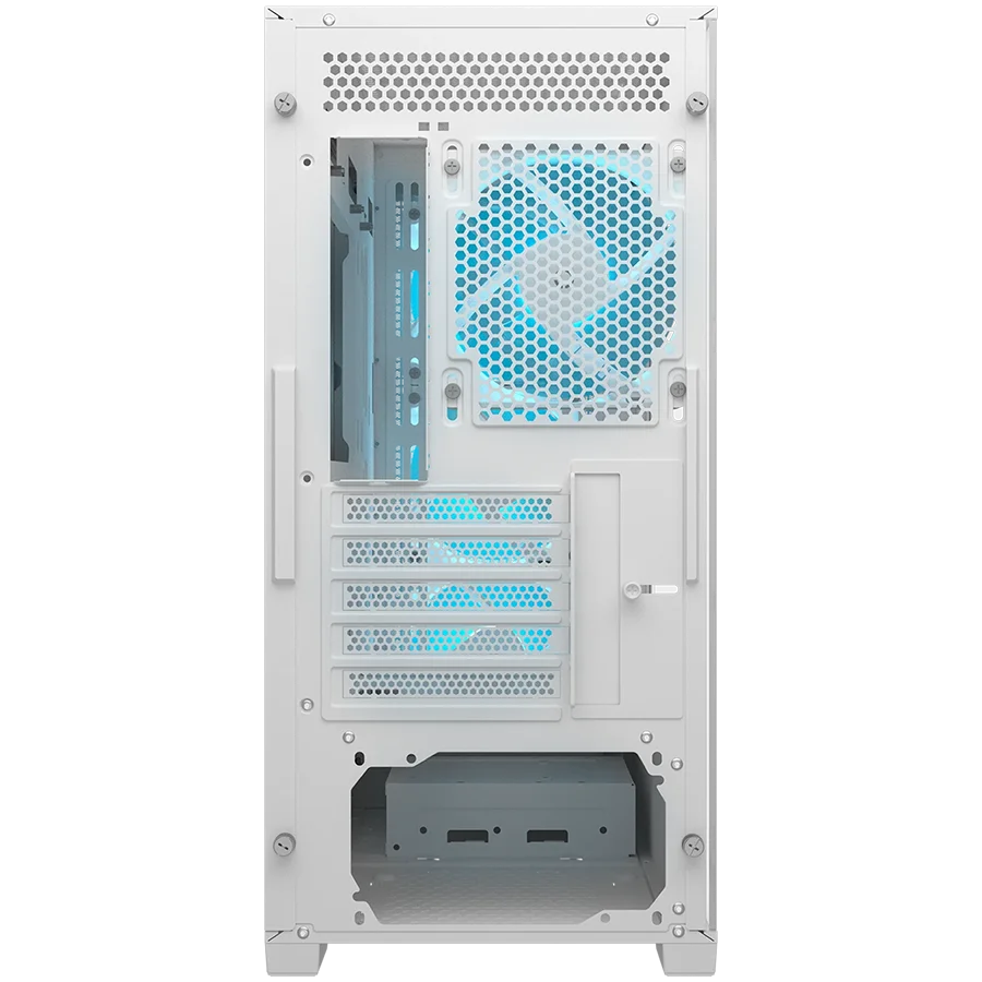 COUGAR MX600 Mini V2 PRO PC Case, Mini Tower, White