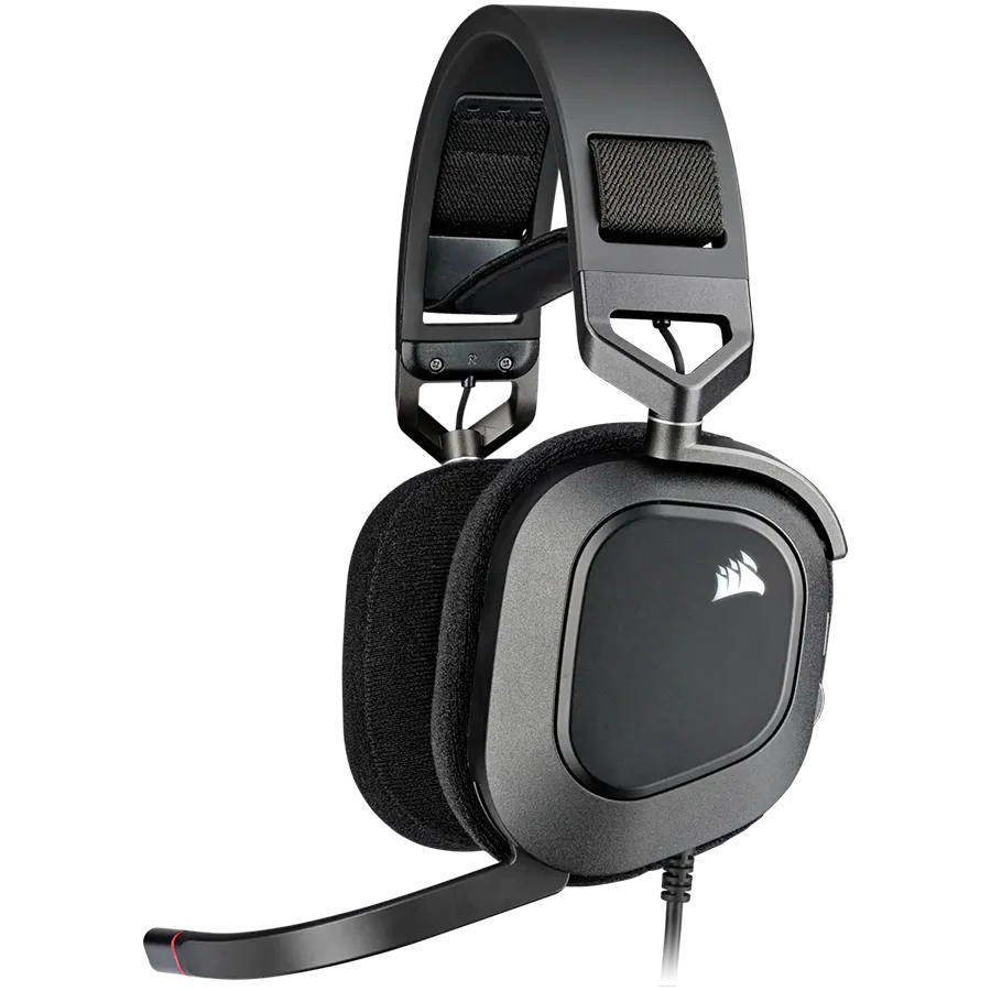 CORSAIR HS80 RGB USB Headset, Carbon - EU
