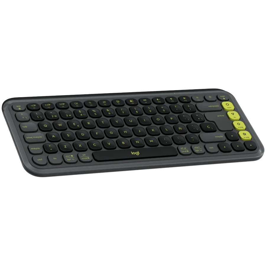 LOGITECH POP ICON COMBO - GRAPHITE - US INT'L - BT  - INTNL-973