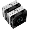 DeepCool AG620, CPU Air Cooler, 2x120mm PWM Fan, TDP 260W, 6 Heatpipes, LGA2066/2011-v3/2011/1700/1200/115x, AMD AM5/AM4, 129x136x157 mm(LxWxH), 2Y, R-AG620-BKNNMN-G-1