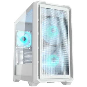 COUGAR MX600 Mini RGB PC Case, Mini Tower, White