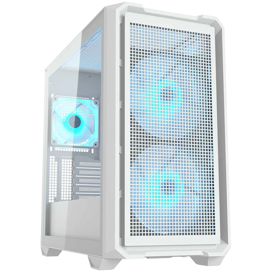 COUGAR MX600 Mini RGB PC Case, Mini Tower, White