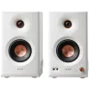 Edifier MR5 Active Studio Monitors (Tri-amped), BT V6.0, Balanced XLR, Balanced TRS, RCA and AUX, with headphone output, 5-inch woofers, 3.75-inch mid-range drivers, and 1-inch silk dome tweeters, 110W (RMS), Room Acoustic Compensation, White