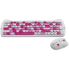 CANYON HSET-W6 EN Keyboard+Mouse Kitty Edition AAA+АА Wireless Pink