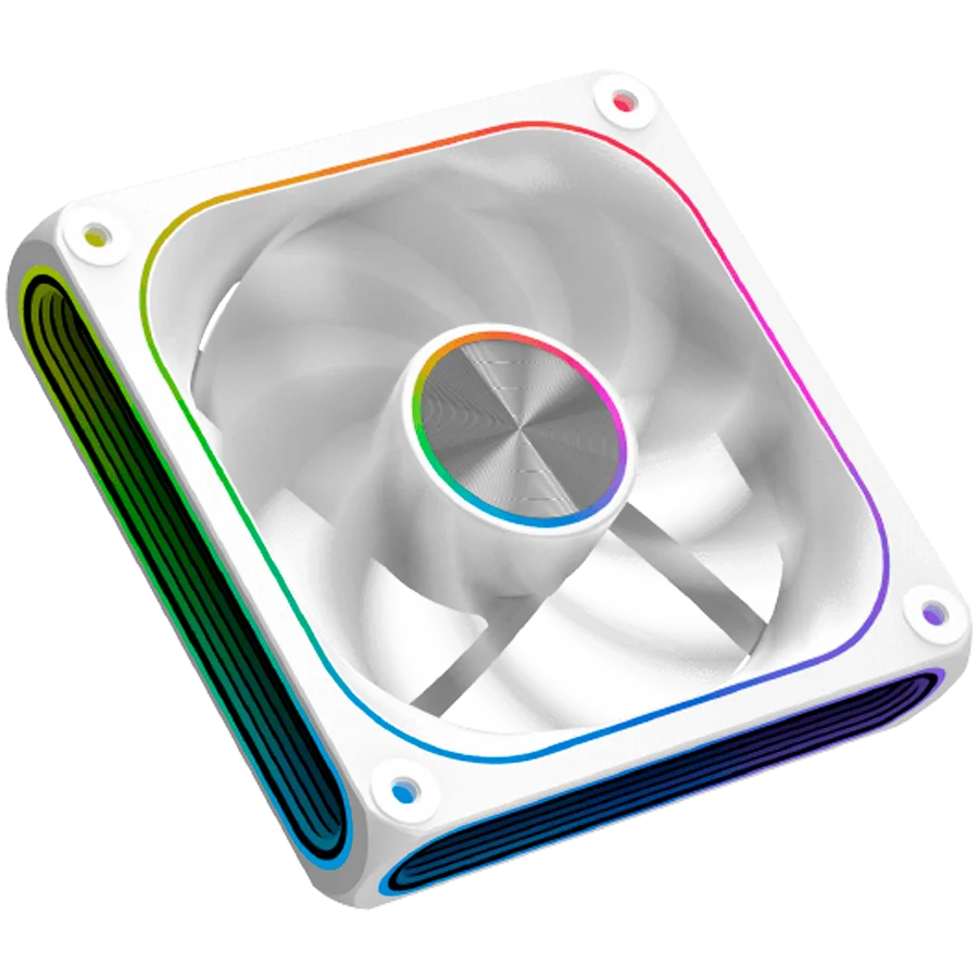 Infinity J22A Arctic Reverse EN49842 (WH, 3PCS J22A PWM Fans, ARGB & PWM Remote Control Box, A Logo Color Box)