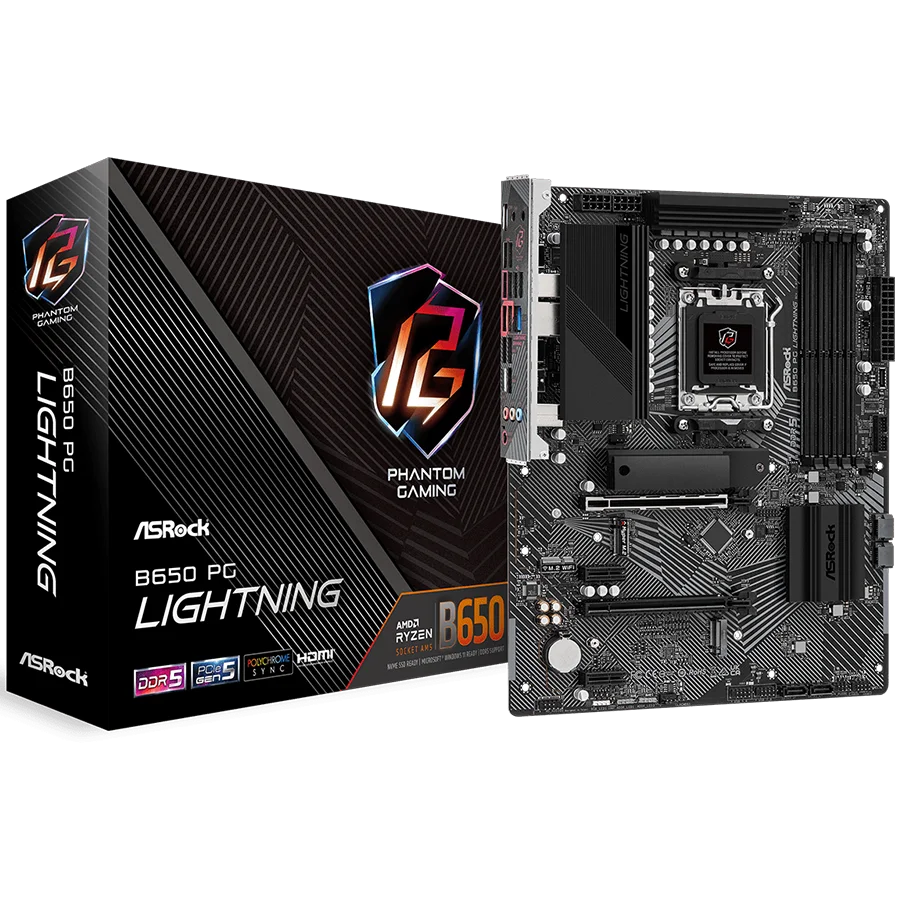 ASROCK B650 PG Lightning ATX AM5 DDR5