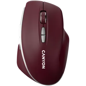 CANYON mouse MW-21 BlueLED 7buttons Wireless Burgundy Red