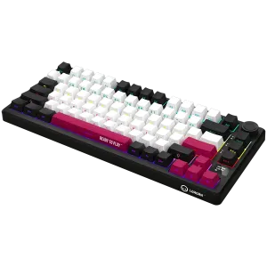 LORGAR KBP7075W, Wireless 75% Mechanical Gaming Keyboard Pro, Black/red, EN layout