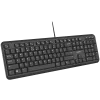 CANYON keyboard HKB-20 EN/BG Velvet Wired  Black