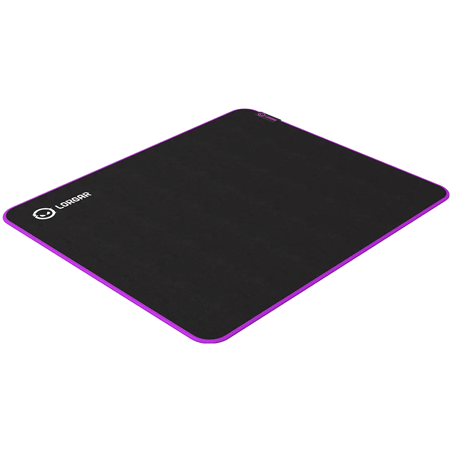 Lorgar Main 315, Gaming mouse pad, High-speed surface, Purple anti-slip rubber base, size: 500mm x 420mm x 3mm, weight 0.39kg