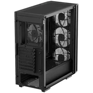 DeepCool MATREXX55 MESH V4 C, Mid Tower, Mini-ITX/Micro-ATX/ATX, 1xUSB3.0, 1x Type-C, 1xAudio, LED Button, 3x140mm ARGB Fans, 1x120mm ARGB Fan, ARGB LED Strip, Tempered Glass, Mesh Panel, Black, R-MATREXX55-BCAGA4-G-4