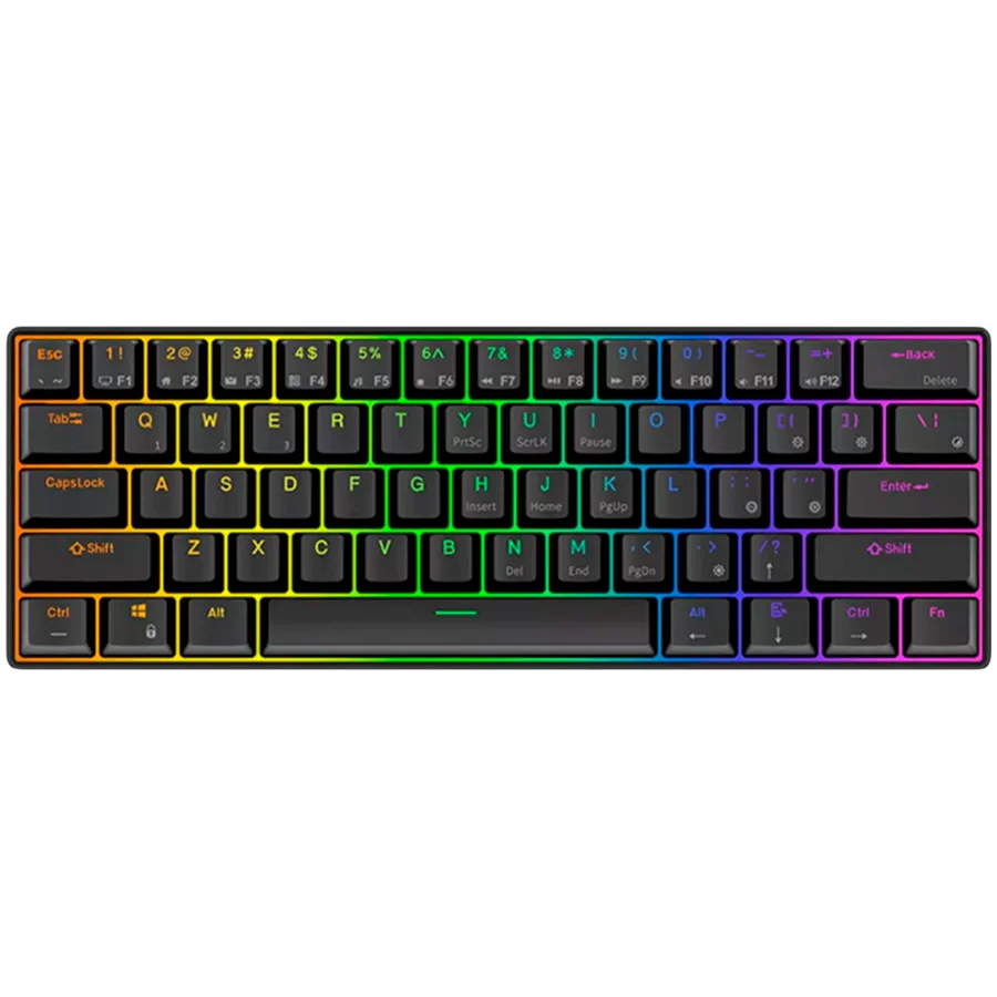 ROYAL KLUDGE RK61 Black Gaming Keyboard Red switch