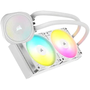 CORSAIR NAUTILUS 240 ARGB White, 240mm Radiator, Liquid CPU Cooler