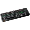 CANYON Hazard GK-6, Wired multimedia gaming keyboard with lighting effect, 108pcs rainbow LED, Numbers 104keys, EN double injection layout, cable length 1.8M, 450.5*163.7*42mm, 0.90kg, color black