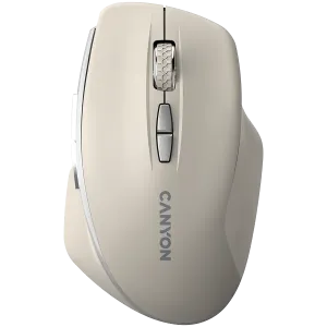 CANYON mouse MW-21 BlueLED 7buttons Wireless Cosmic Latte