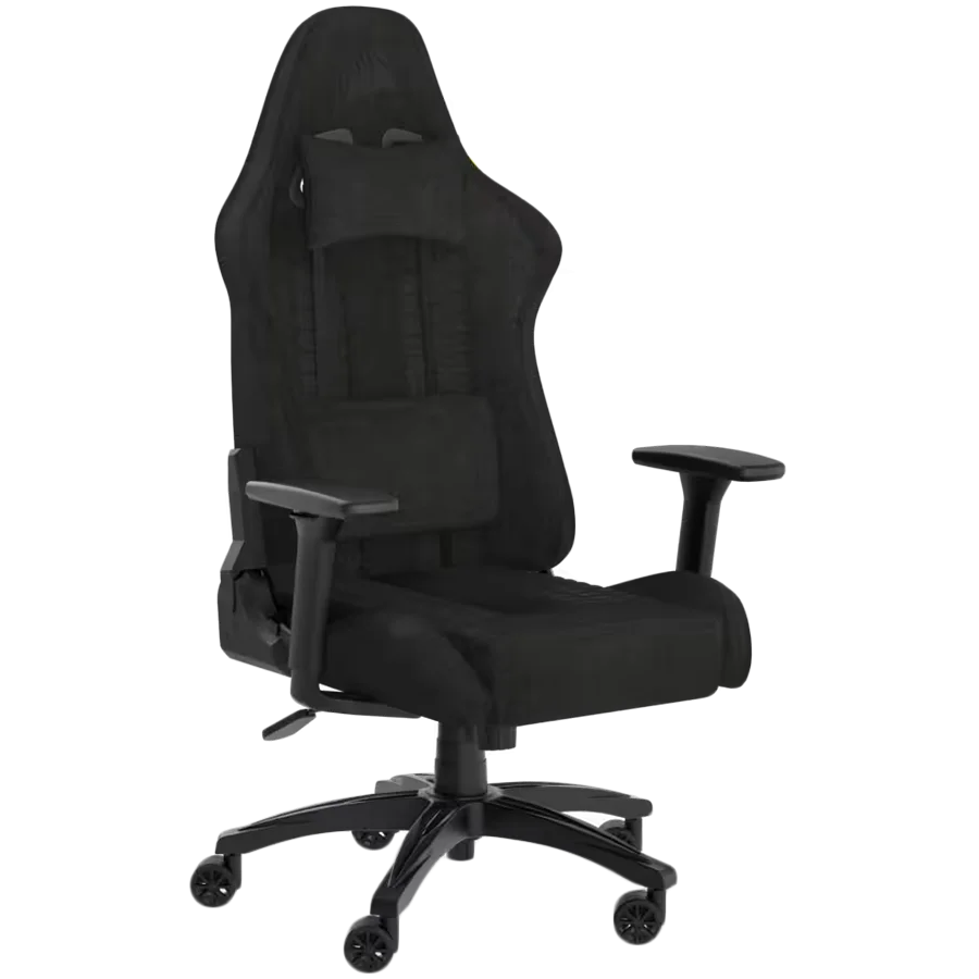 CORSAIR TC100 RELAXED Gaming Chair, Fabric - Black