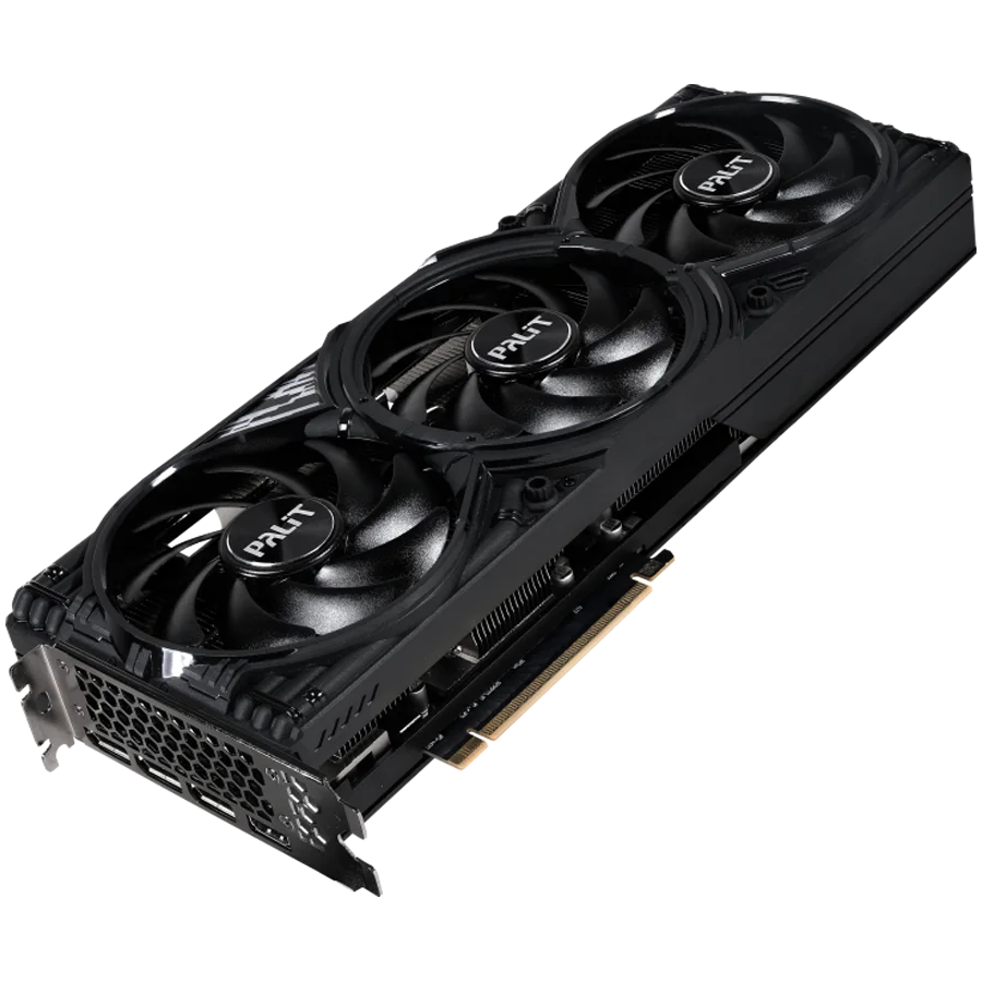 PALIT GeForce RTX 5070 Ti GamingPro-S 16GB GDDR7 256 bit, 1x HDMI 2.1b, 3x DP 2.1b, 3 Fan, 1x 16-pin pwr connector, 750W, 331.9 x 127.1 x 49.7 mm, NE7507T019T2-GB2031U