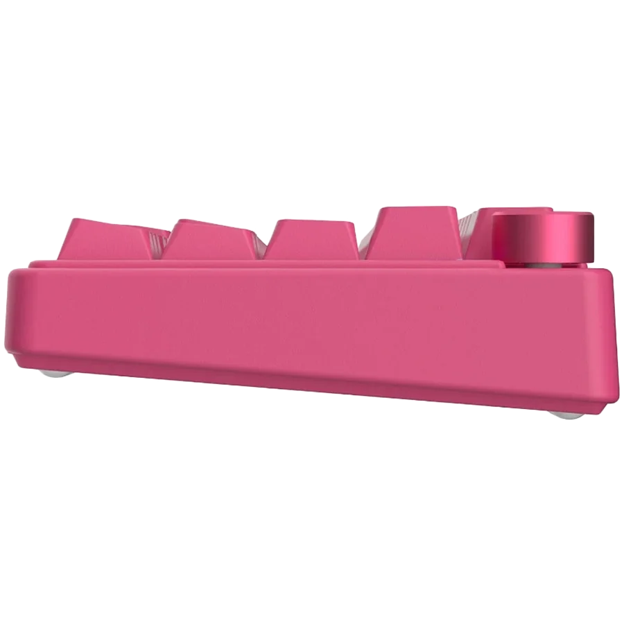 ROYAL KLUDGE R65 Berry Red Gaming Keyboard Cream Switch