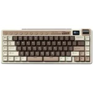 ROYAL KLUDGE RK M70 Mocha Grey Gaming Keyboard Cream switch