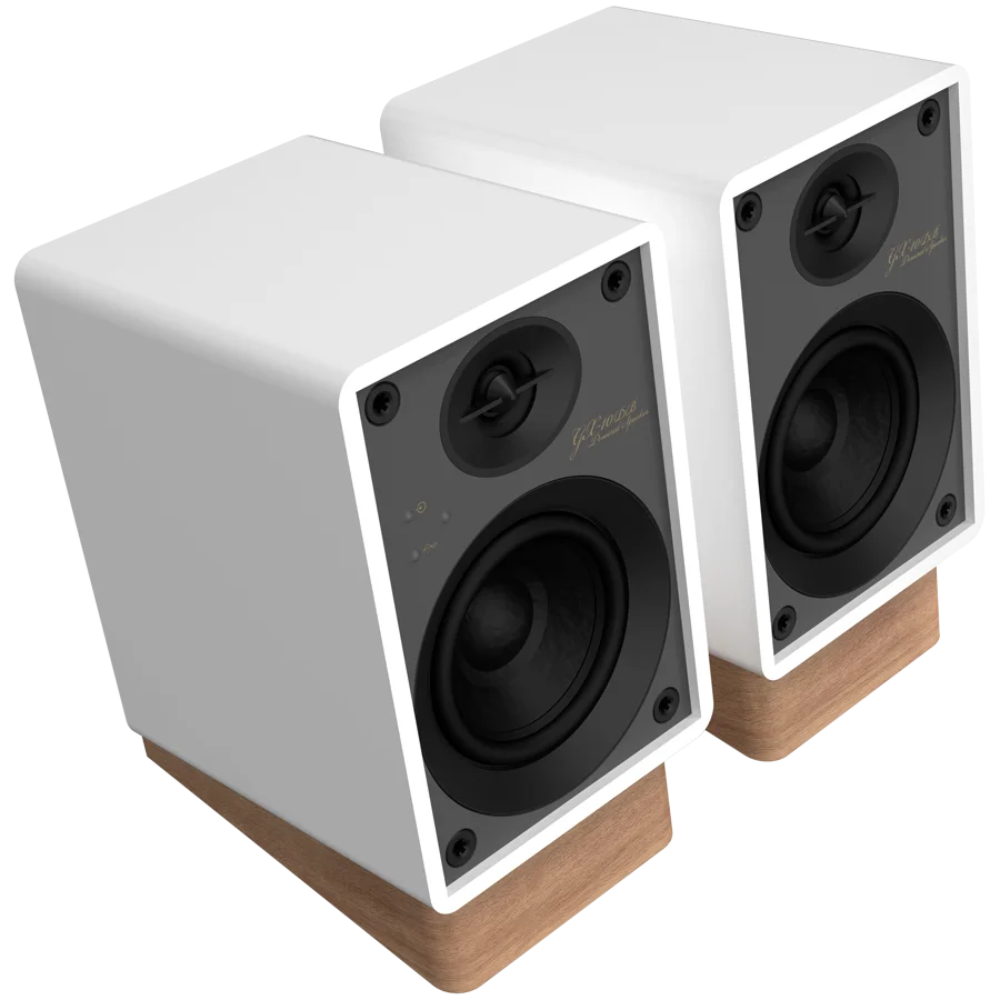 Onkyo Creator Series GX-10DB Powered Speakers, White, pair
