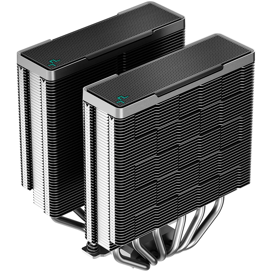 DeepCool AK620, CPU Air Cooler, 2x120mm PWM Fan, TDP 260W, 6 Heatpipes, LGA2066/2011-v3/2011/1700/1200/115x, AMD AM5/AM4, 129x138x160 mm(LxWxH), 3Y, R-AK620-BKNNMT-G