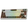 ROYAL KLUDGE RK L75 Palm Green Gaming Keyboard Cream switch