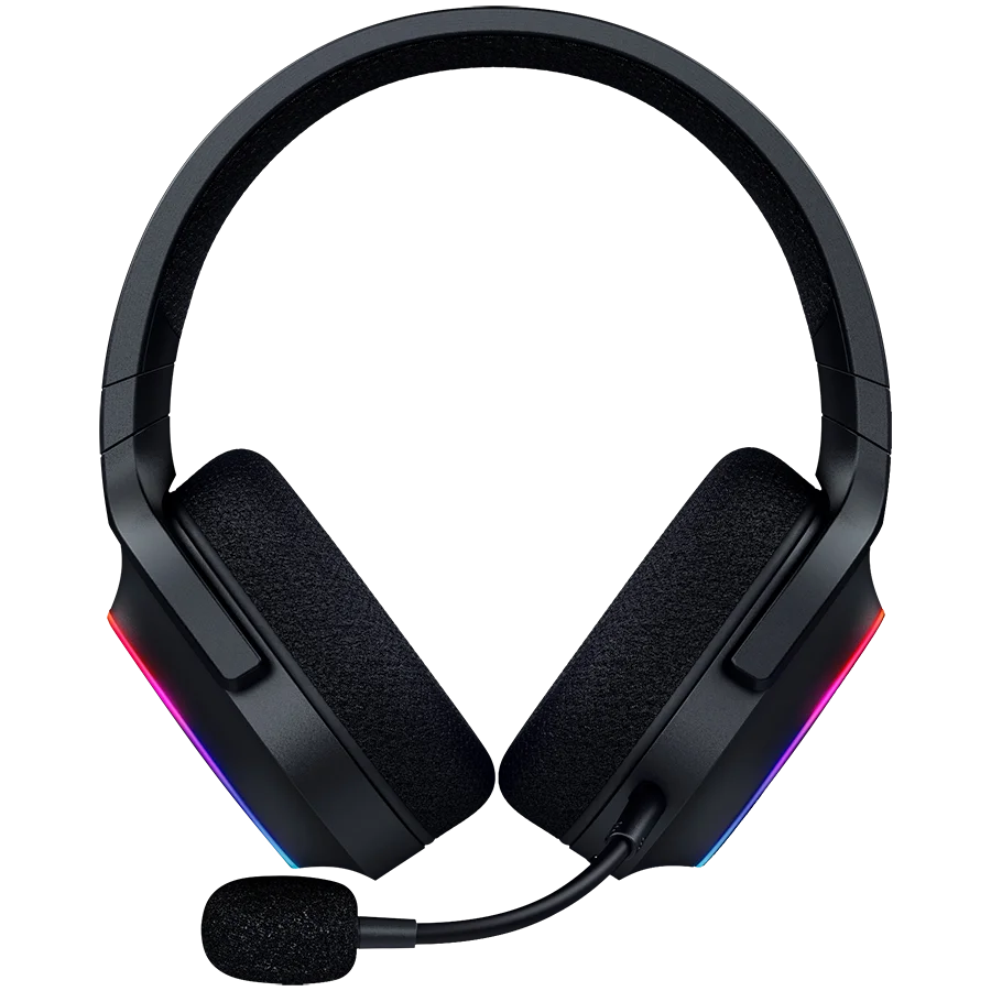 Razer Barracuda X Chroma, Gaming Headset, Black, Oval Ear Cushions, 2.4 GHz Wireless / Bluetooth, Breathable Fabric with Memory Foam Cushions, Detachable Razer™ HyperClear Cardioid Mic, 7.1 Surround sound: Only available on Windows 10 64-bit (or higher)