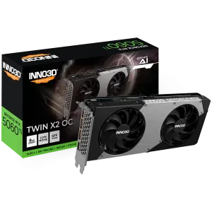 INNO3D GeForce RTX 5060 Ti Twin X2 OC 8GB GDDR7 128-bit 1x HDMI 3x DP