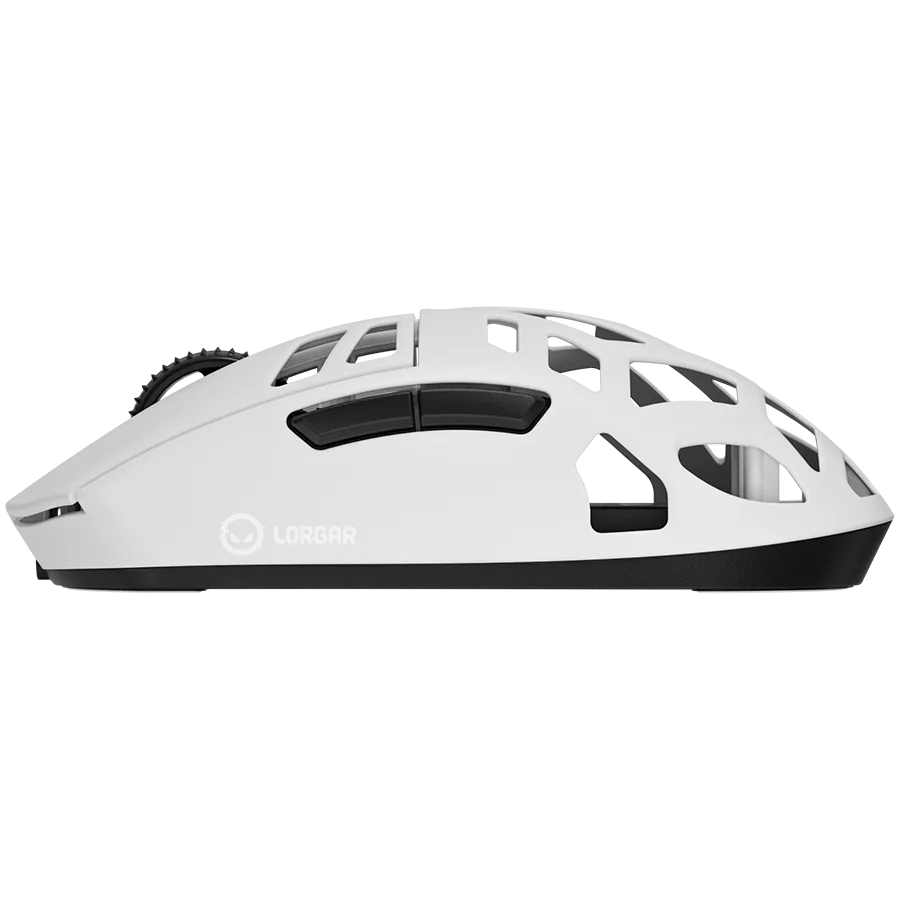 LORGAR MSE90W, Magnesium Alloy Wireless Gaming Mouse Elite, White