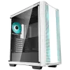 DeepCool CC560 WH V2, Mid Tower, Mini-ITX/Micro-ATX/ATX, 1xUSB3.0, 1xUSB2.0, 1xAudio, 4x120mm Pre-Installed LED Fans, Tempered Glass, Mesh Panel, White