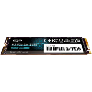 Silicon Power Ace - A60 2TB SSD PCIe Gen 3x4 PCIe Gen3 x 4 & NVMe 1.3, SLC Cache, HMB - Max 2200/1600 MB/s