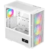 DeepCool CH560 Digital WH, Mid Tower, Mini-ITX/Micro-ATX/ATX/E-ATX, 1xUSB3.0, 1xType-C, 1xAudio, 3x140mm+1x120mm Pre-Installed ARGB Fans, Tempered Glass, Mesh Panels, Dual-Status Digital Display, GPU Support Arm, White, R-CH560-WHAPE4D-G-1 DeepCool CH560 Digital WH, Mid Tower, Mini-ITX/Micro-ATX/ATX/E-ATX, 1xUSB3.0, 1xType-C, 1xAudio, 3x140mm+1x120mm Pre-Installed ARGB Fans, Tempered Glass, Mesh Panels, Dual-Status Digital Display, GPU Support Arm, White, R-CH560-WHAPE4D-G-1