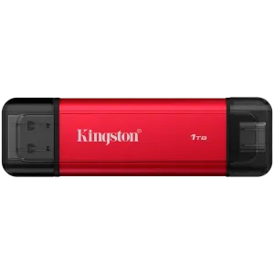 Kingston 1TB Dual USB-A/C Portable SSD, Up to 1050MB/s USB 3.2 Gen 2