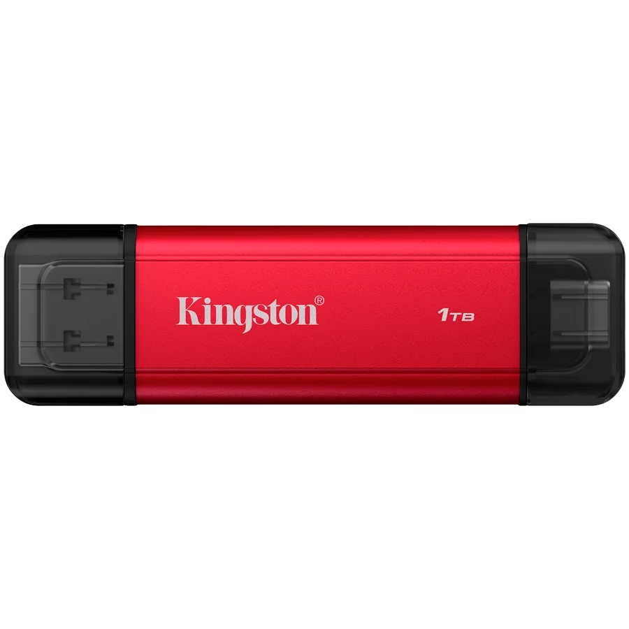 Kingston 1TB Dual USB-A/C Portable SSD, Up to 1050MB/s USB 3.2 Gen 2