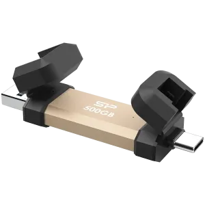 Silicon Power UC3S72 500GB, USB3.2 Gen2,DS72,Gold