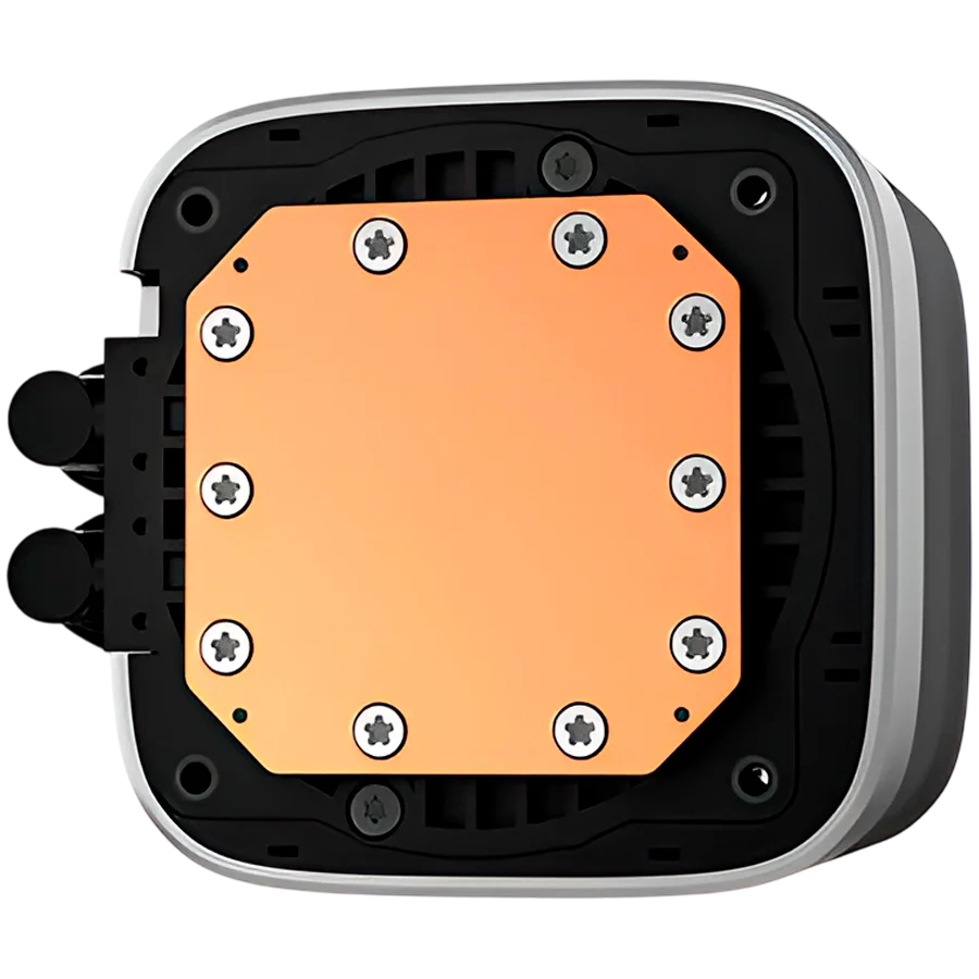 DeepCool LP240, 240mm CPU Liquid Cooler, 2x120mm ARGB PWM Fans, Dot-matrix Screen, Anti-Leak Technology, Black, LGA1851/1700/1200/1151/1150/1155, AMD AM5/AM4, 5Y, R-LP240-BKMSNC-G-1