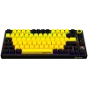 LORGAR KBP7075W, Wireless 75% Mechanical Gaming Keyboard Pro, Black/yellow, EN layout
