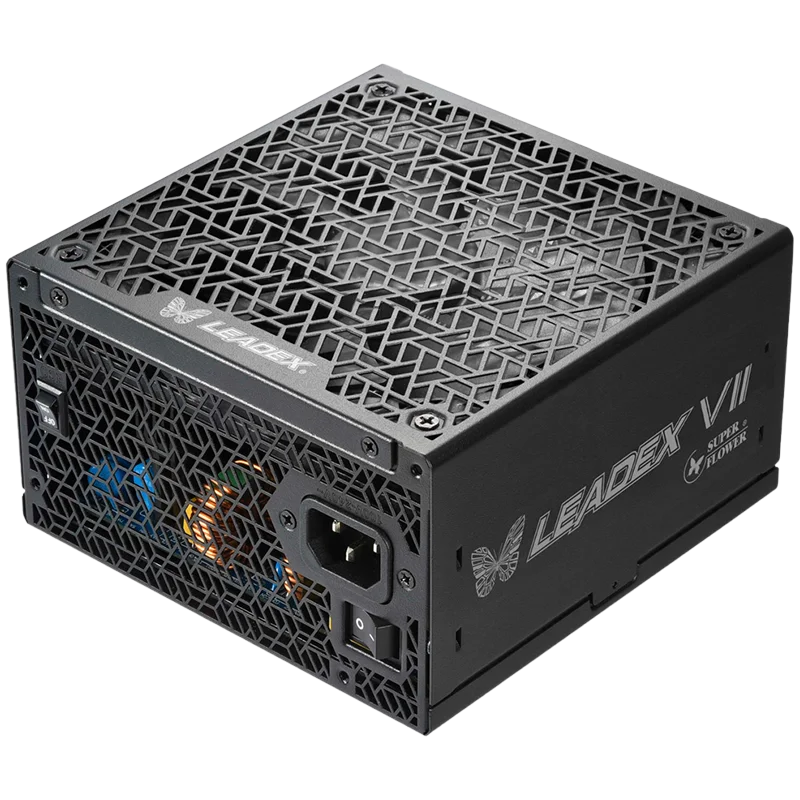 Super Flower Leadex VII XG 1000W ATX 3.1, 80 Plus Gold, Fully Modular, Flat Black Cables, 140mm Fan, 150mmx150mmx86mm, 10 Year Warranty