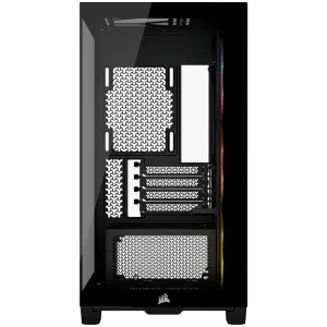 Corsair 2800X RS-R ARGB Panoramic Glass Micro-ATX Case, Black