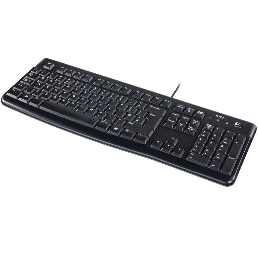 LOGITECH K120 Corded Keyboard - BLACK - USB - US INT'L - B2B LOGITECH K120 Corded Keyboard - BLACK - USB - US INT'L - B2B