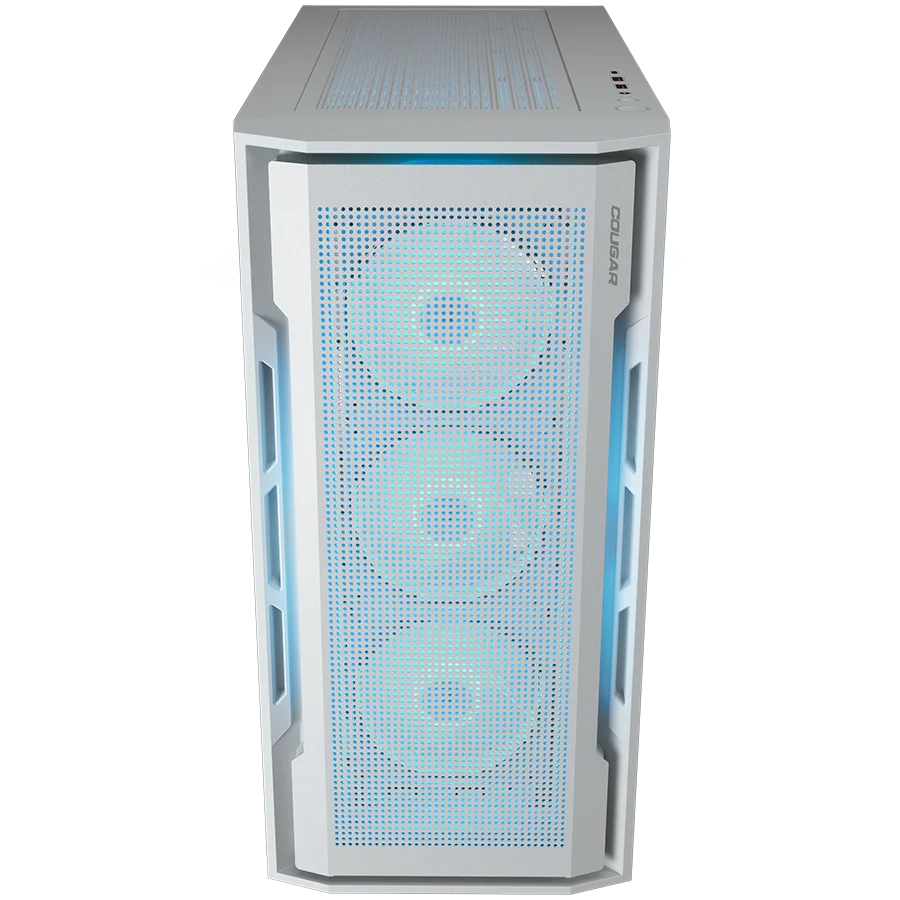 COUGAR UNIFACE RGB PC Case, Mid Tower, White