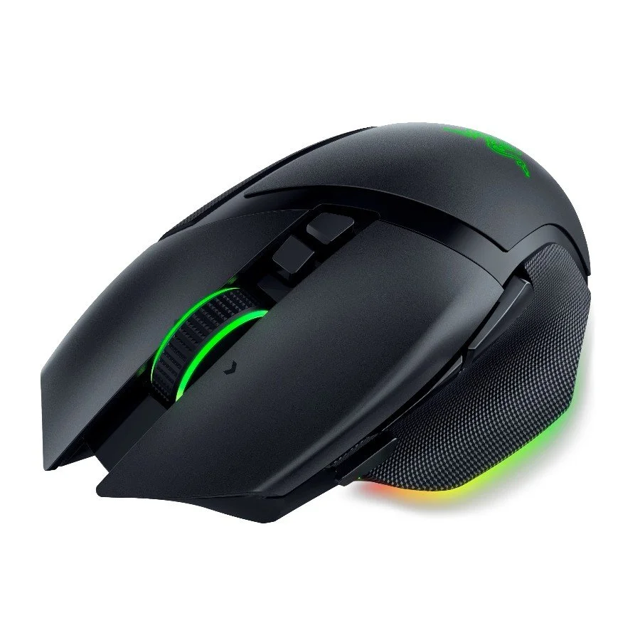 Razer Basilisk V3 Pro 35K, Gaming Mouse, Black, Razer HyperSpeed Wireless, Razer Chroma™ RGB, Focus Pro 35K Optical Sensor Gen-2, 35K DPI, 90-million Clicks, 4-Way Razer™ HyperScroll Tilt Wheel