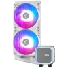 MSI MAG CORELIQUID A13 240 WHITE, 2x120mm Pre-installed ARGB Daisy Chain Fans, Replacable Top Cover, Copper Base Intel LGA 1700/1851, AMD AM5/AM4, 3Y Warranty