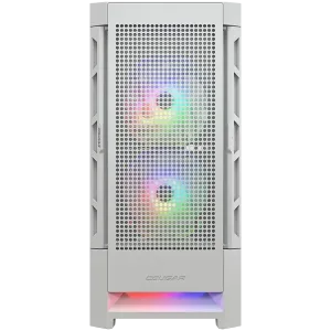 COUGAR AIRFACE RGB PC Case, Mid Tower, White