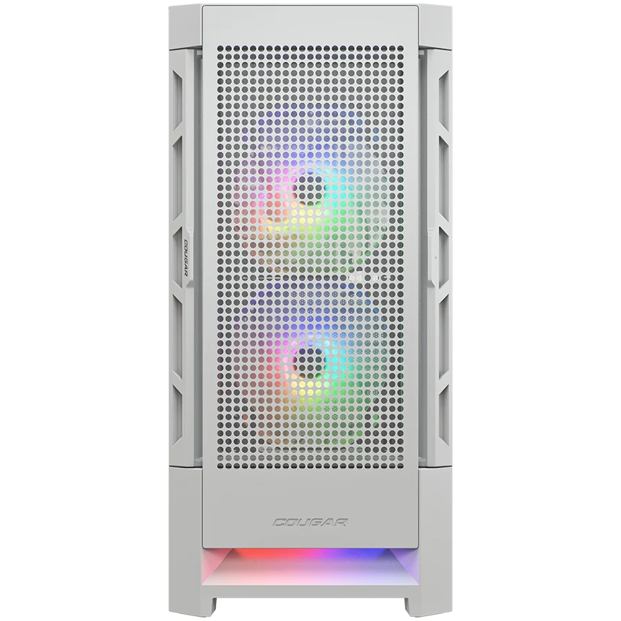 COUGAR AIRFACE RGB PC Case, Mid Tower, White