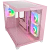 COUGAR FV150 Mini RGB PC Case, Mid tower, Pink