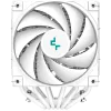DeepCool AK620 WH, CPU Air Cooler, 2x120mm PWM FDB Fan, TDP 260W, 6 Heatpipes, White, LGA2066/2011-v3/2011/1700/1200/115x, AMD AM5/AM4, 129x138x160 mm(LxWxH), 3Y, R-AK620-WHNNMT-G-1